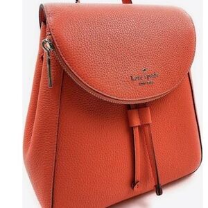 Kate Spade Vibrant Orange Leila Backpack purse